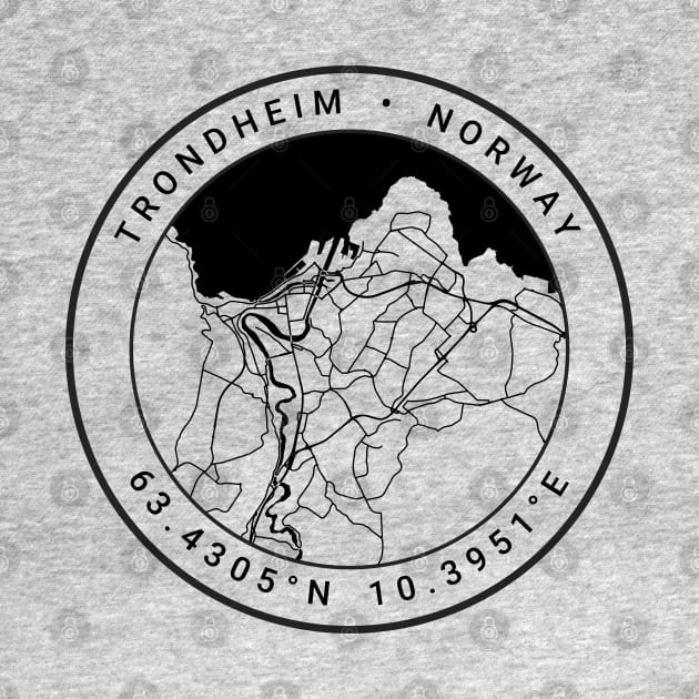 Trondheim Map by Ryan-Cox